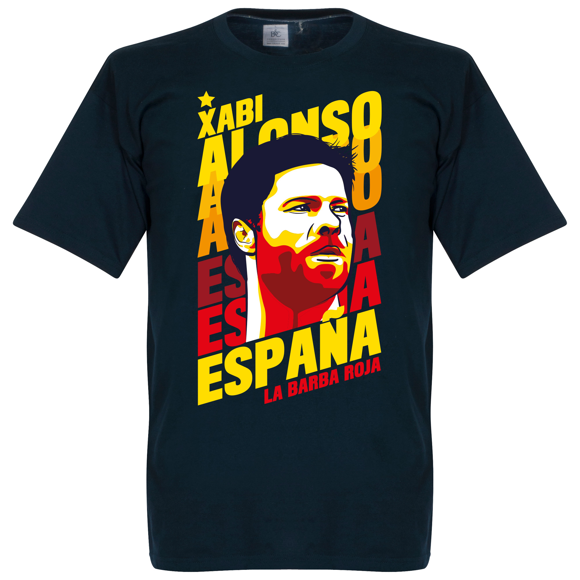 Xabi Alonso Portrait T-Shirt Top Merken Winkel